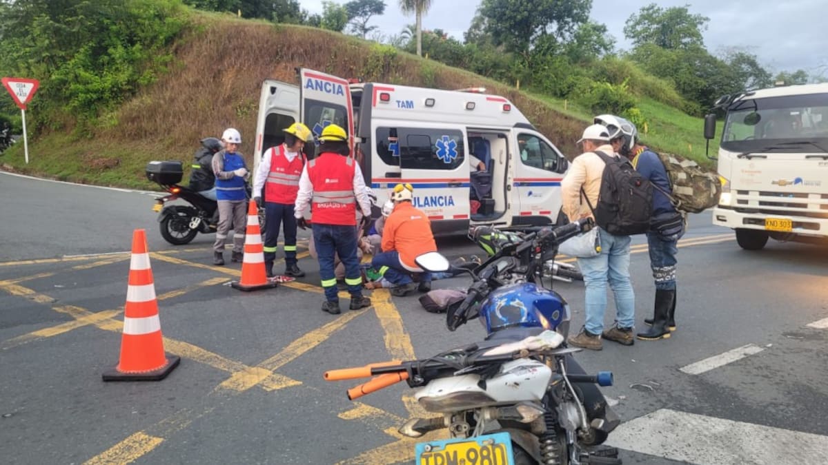 Una persona pierde la vida en accidente de tránsito en el sector de Las Margaritas de Risaralda