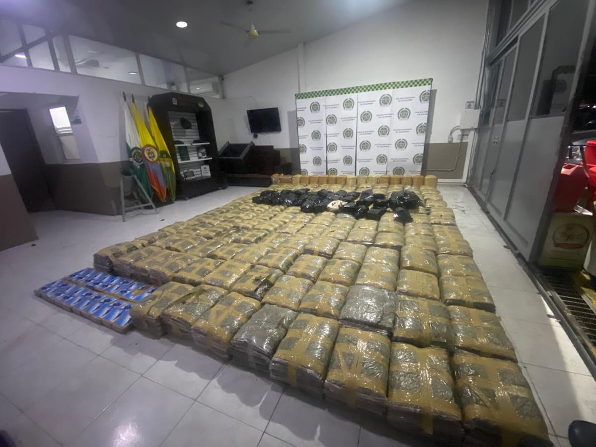 Policía incautó tonelada de marihuana con sabores frutales en Caldas