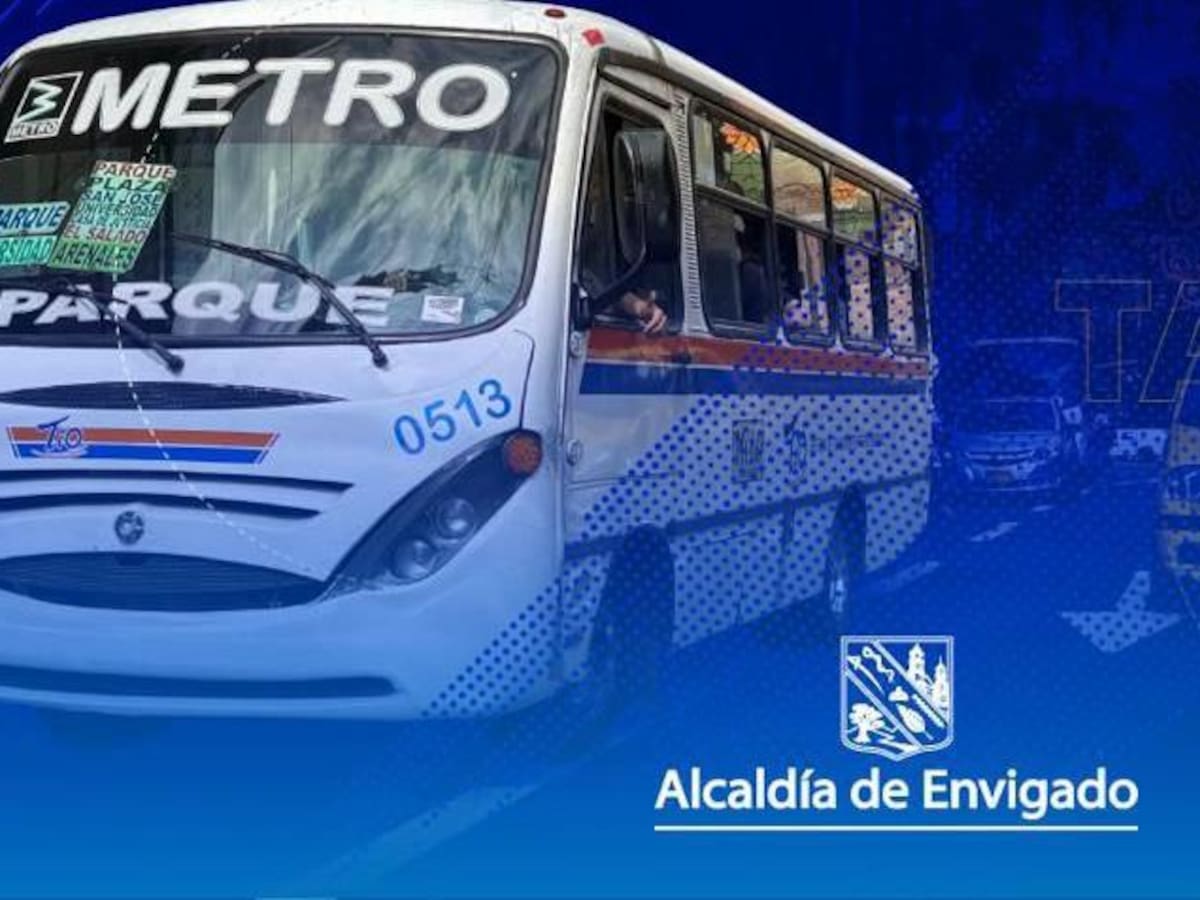 Nuevas tarifas del transporte público colectivo comienzan a regir en Envigado desde enero