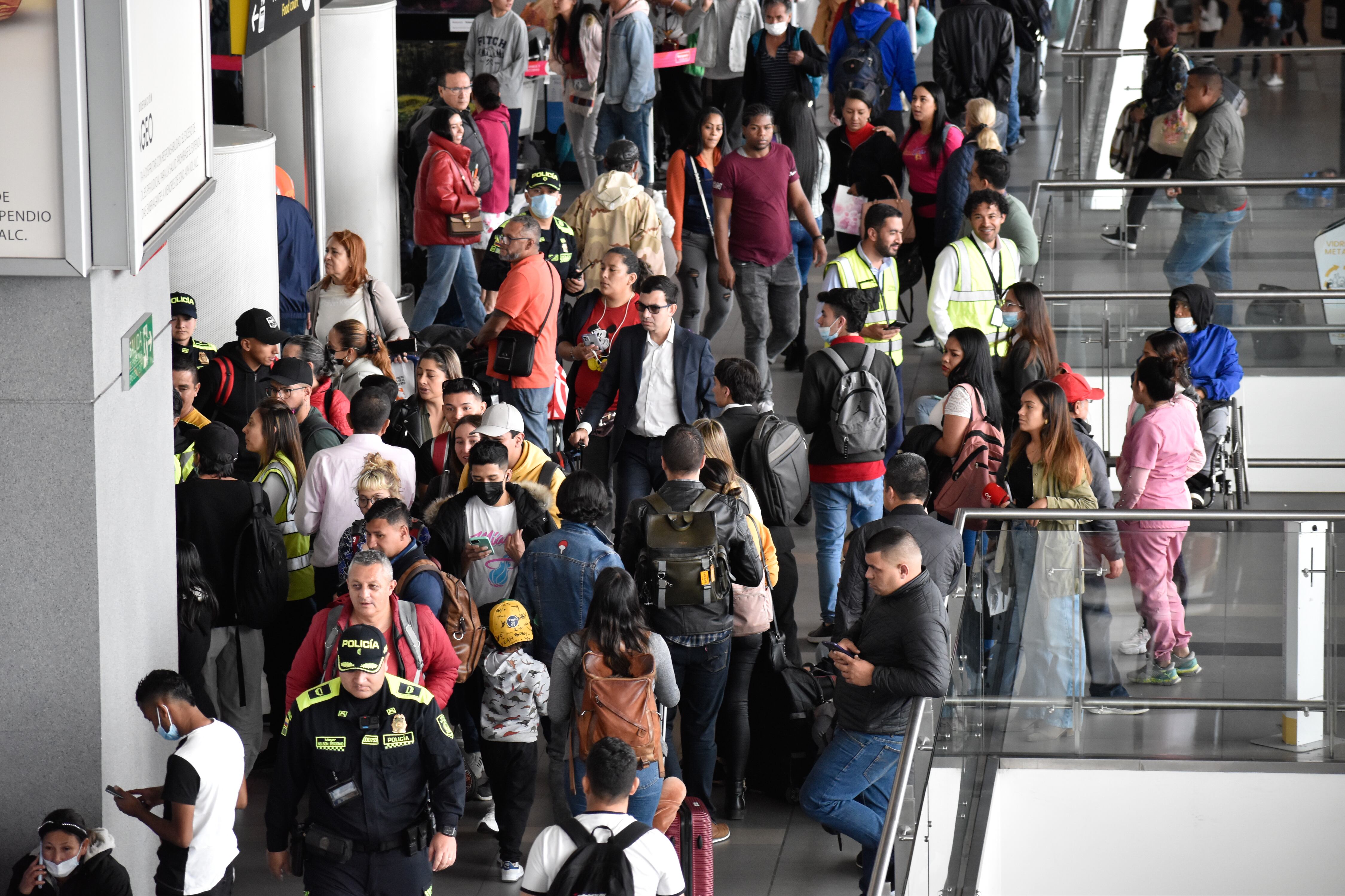 Aeropuerto Internacional el Dorado, Bogotá, Colombia. Foto: Cristian Bayona/Long Visual Press/Universal Images Group via Getty Images)