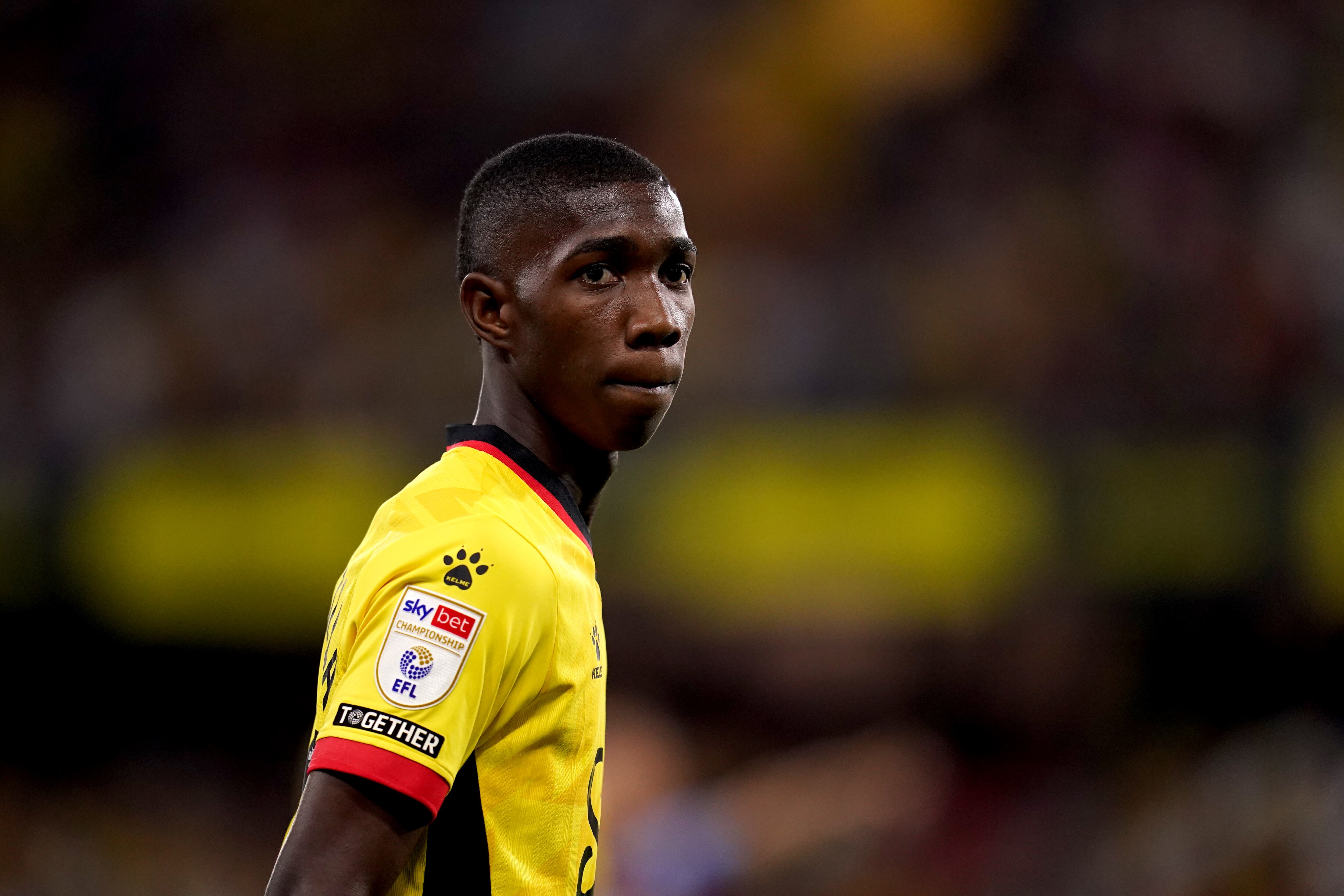 Yaser Asprilla, atacante del Watford. (Photo by John Walton/PA Images via Getty Images)