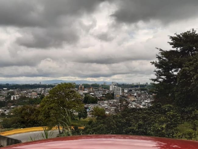 Al fondo el municipio de Calarcá, Quindío