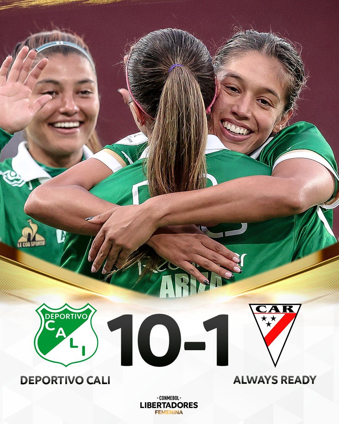 Deportivo Cali goleó en la Libertadores Femenina / Conmebol