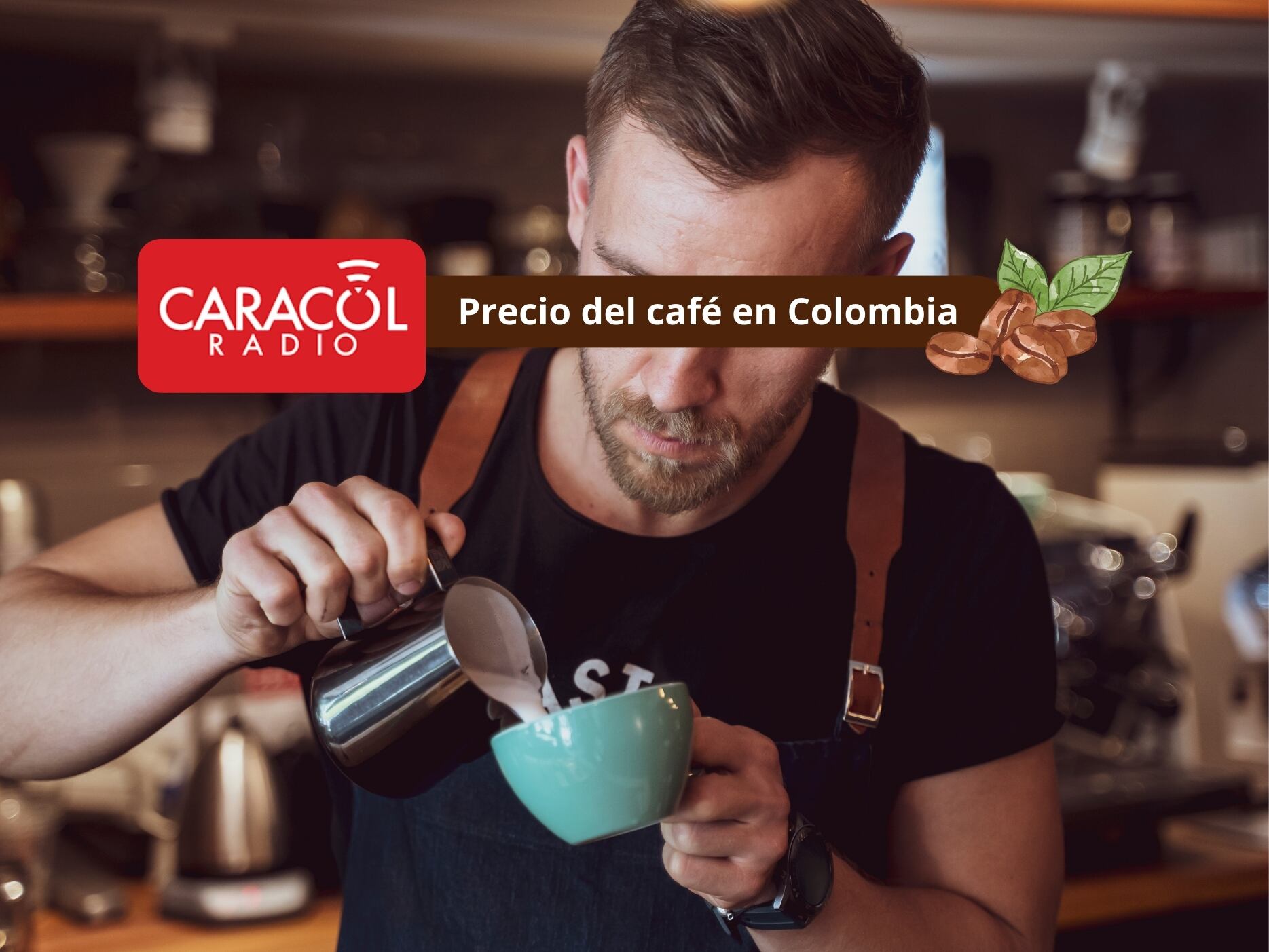 De fondo: Barista preparando una taza de café (Crédito: Getty Images)
