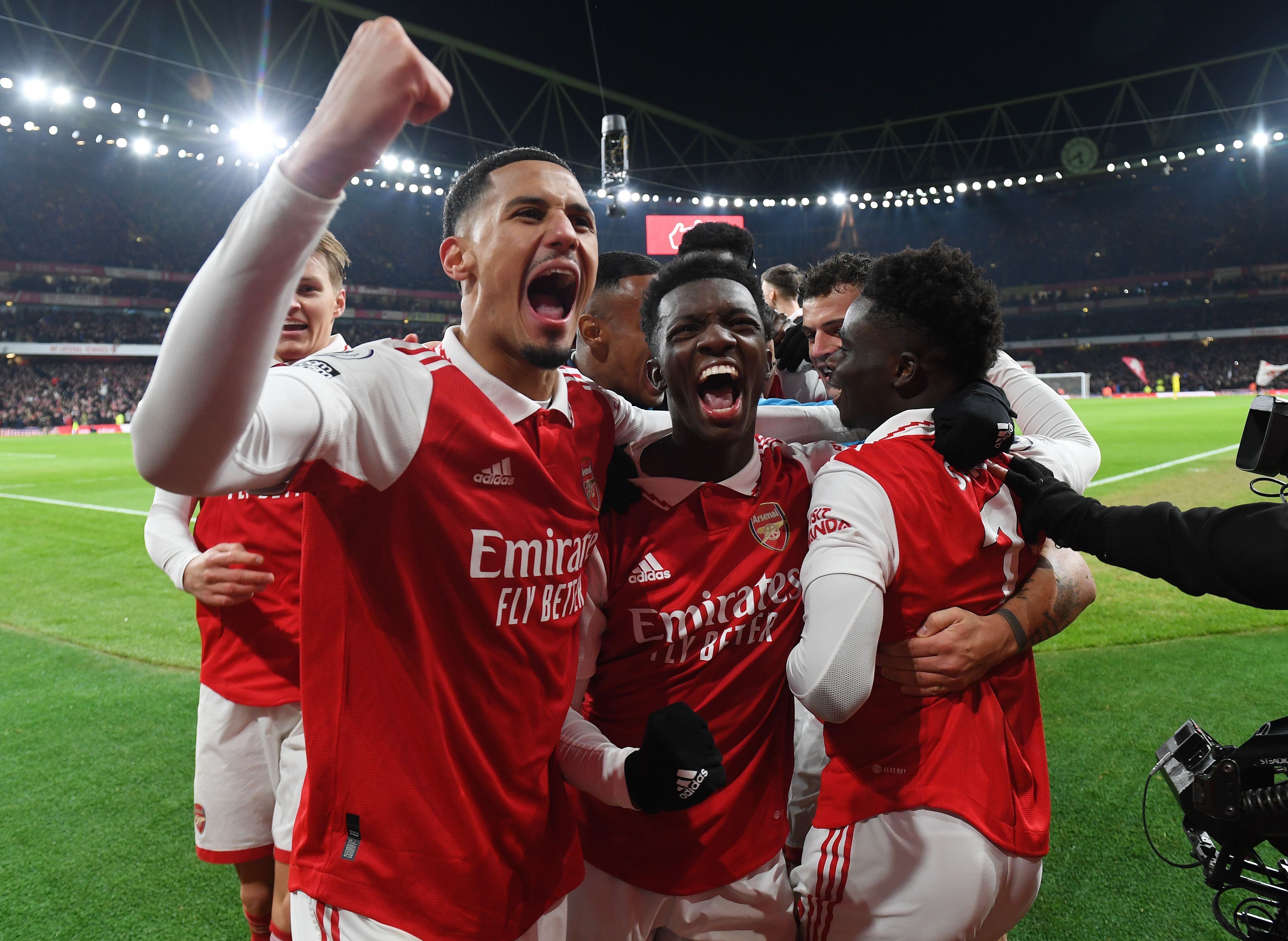 Arsenal venció al Manchester United en un partidazo. (Photo by Stuart MacFarlane/Arsenal FC via Getty Images)