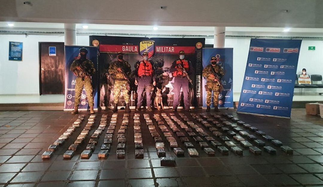 Droga incautada en Ciénaga, Magdalena