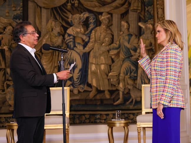 Claudia Expósito tomó posesión como magistrada del Consejo Superior de la Judicatura. Foto: Presidencia