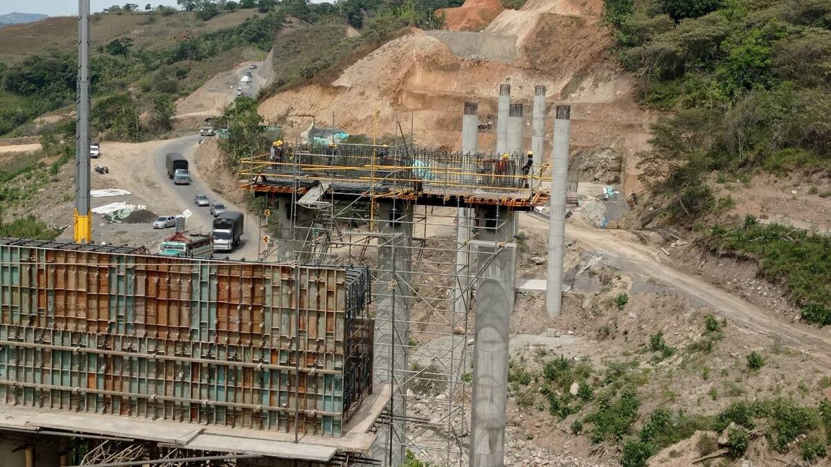 Obras de la Vía Panamericana,tras la emergencia de Rosas, Cauca, tienen un avance del 70%
