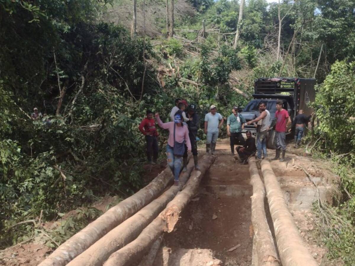 Incomunicado por las lluvias comunidad Motilón Barí en el Catatumbo