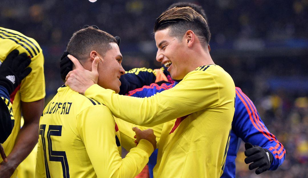 Juan Fernando Quintero y James Rodríguez