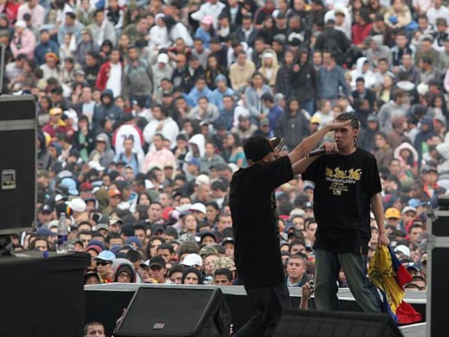 Batalla campal empañó festival Hip-Hop al parque en Bogotá