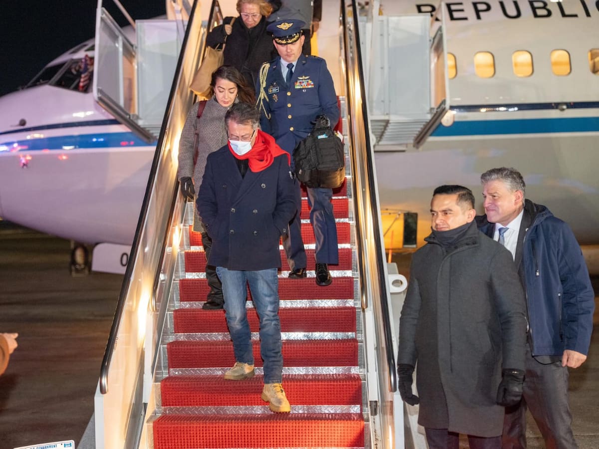 Presidente Petro ya se encuentra en Washington para crucial encuentro con Donald Trump