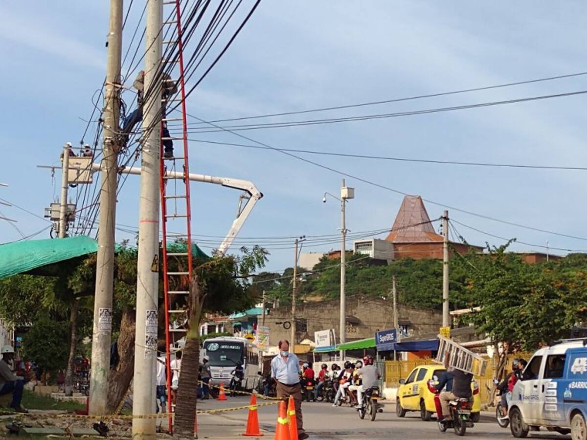 Cortes de energía en el norte de Bolívar entre el 18 y 20 de marzo