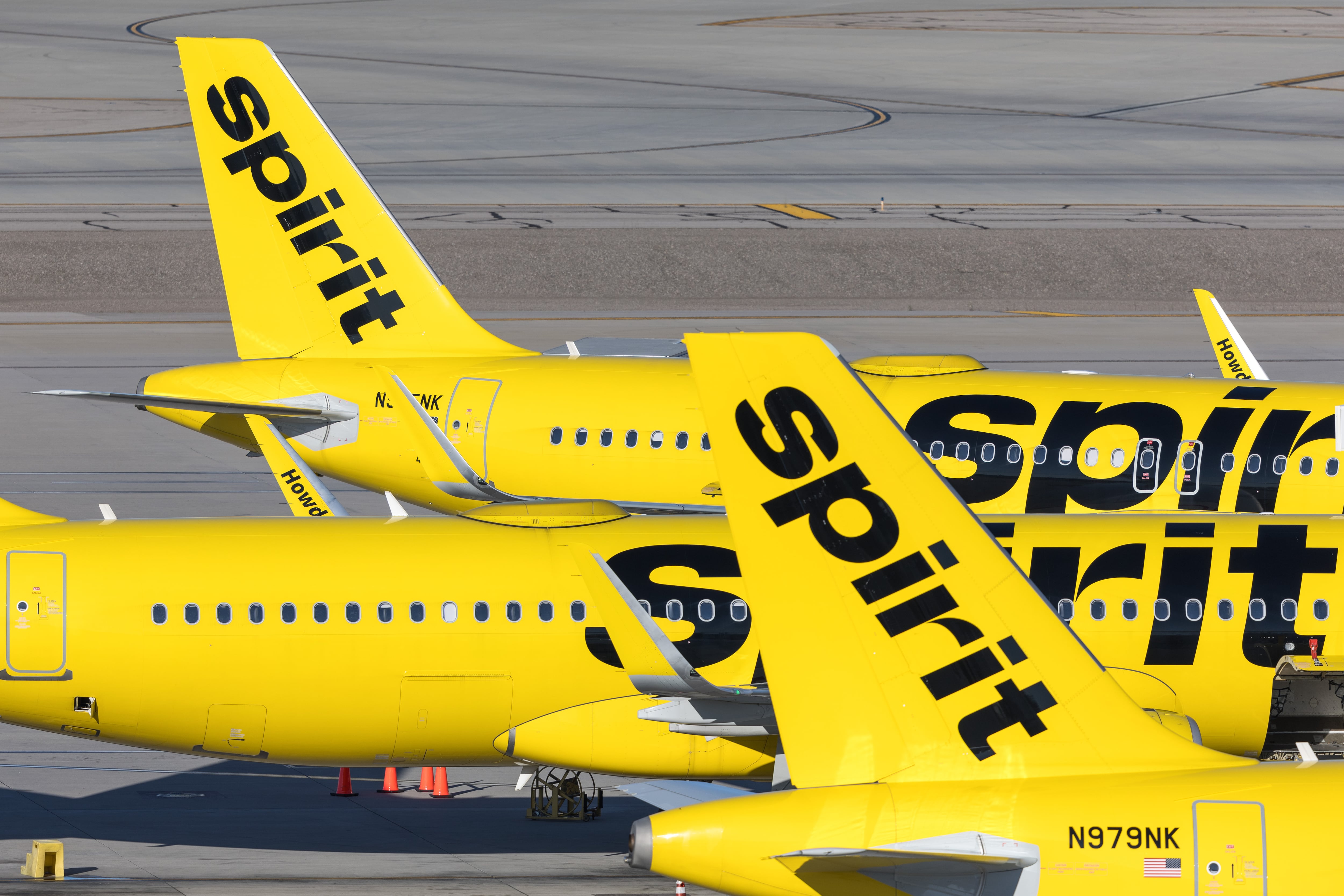 Spirit Airlines Airbus A320neo: Getty Images.