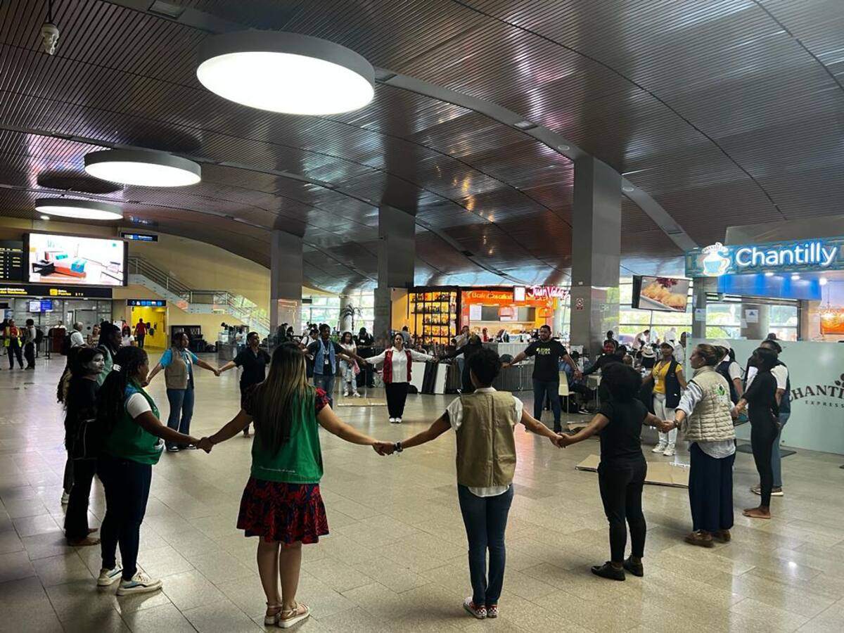 Actividades de sensibilización contra la trata de personas en Cartagena