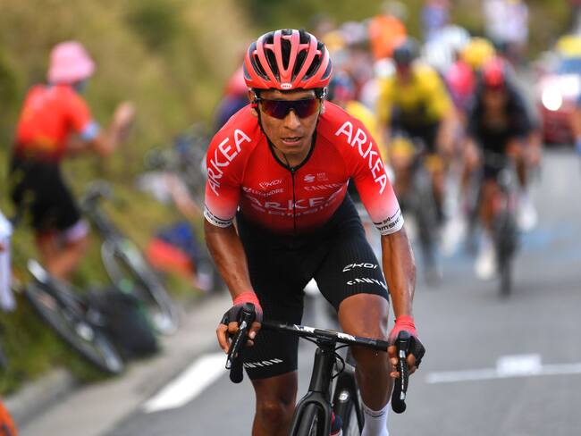 Nairo Quintana durante el Tour de Francia 2020, corriendo para el Arkéa francés / Getty Images