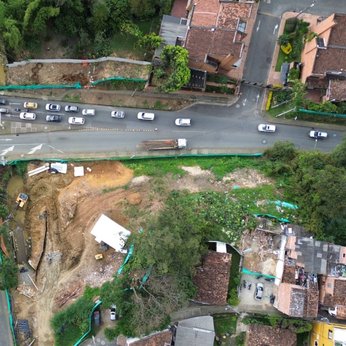 Obra de la avenida 34 con loma de Los González alcanza 26 % de avance en Medellín