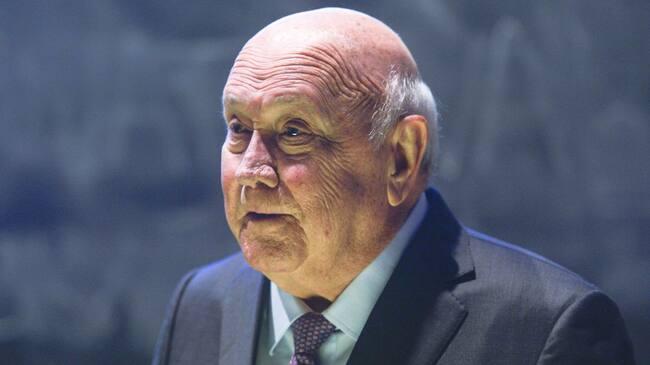 El expresidente FW de Klerk