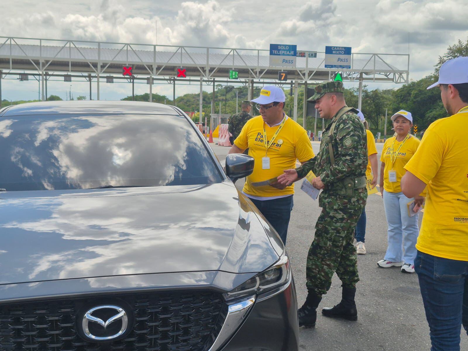 Desde el peaje Neiva–Bogotá, la Procuraduría lanzó la estrategia “Colombia se viste de paz electoral” para las elecciones de 2026 en el Huila.