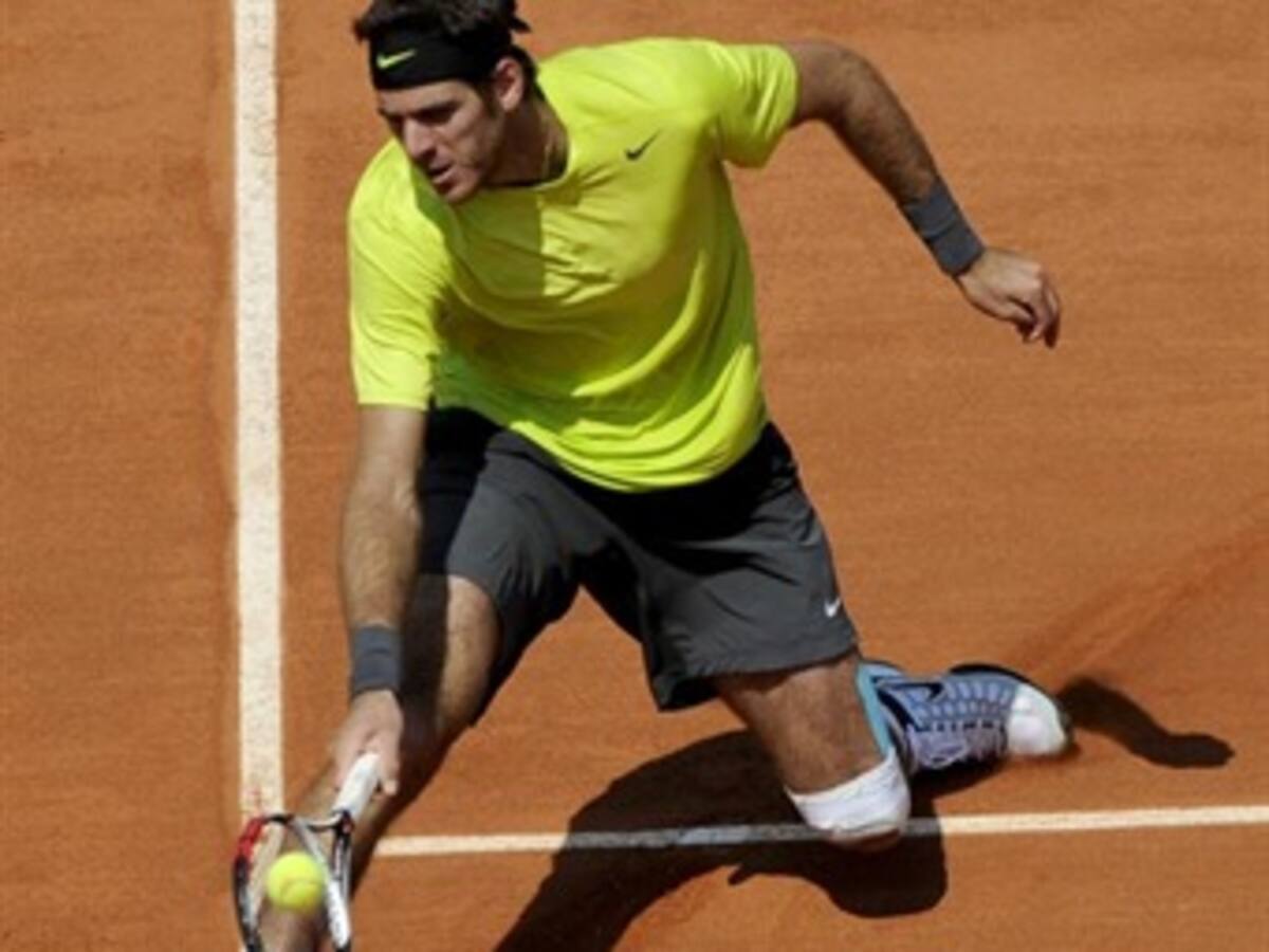Juan Martín Del Potro debuta con triunfo en Roland Garros