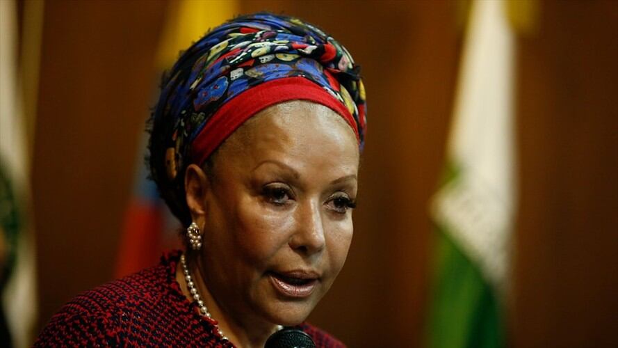 La exsenadora Piedad Córdoba. Foto: Colprensa - Juan Páez