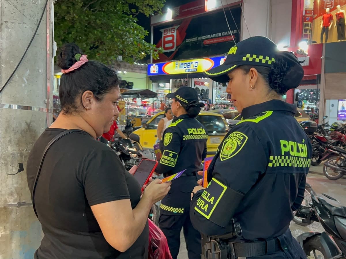 Barranquilla refuerza su patrulla púrpura durante amor y amistad