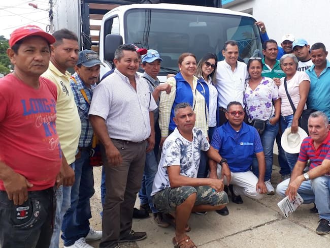 Nuevo camión mejorará venta de productos agrícolas en San Jacinto, Bolívar