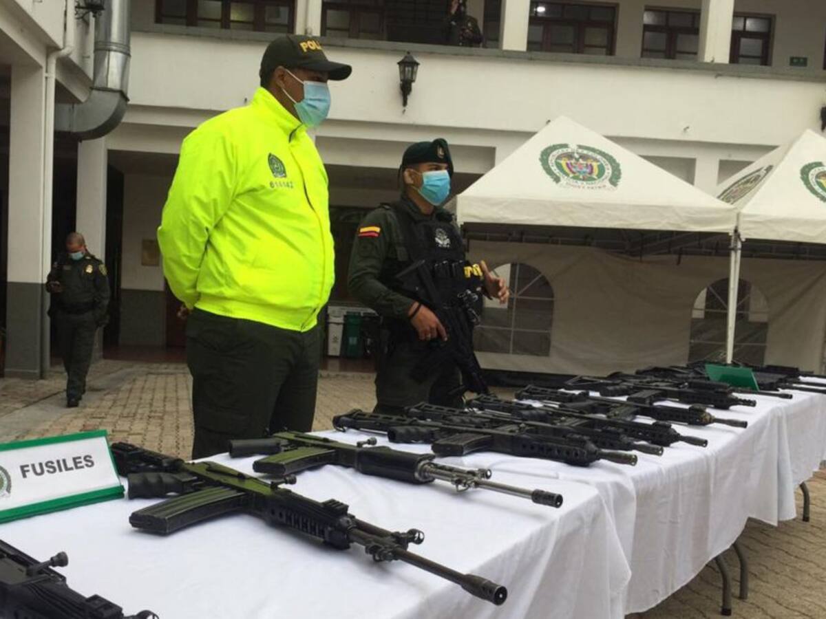 Incautaron 31 fusiles que serían destinados para proteger a “Otoniel"