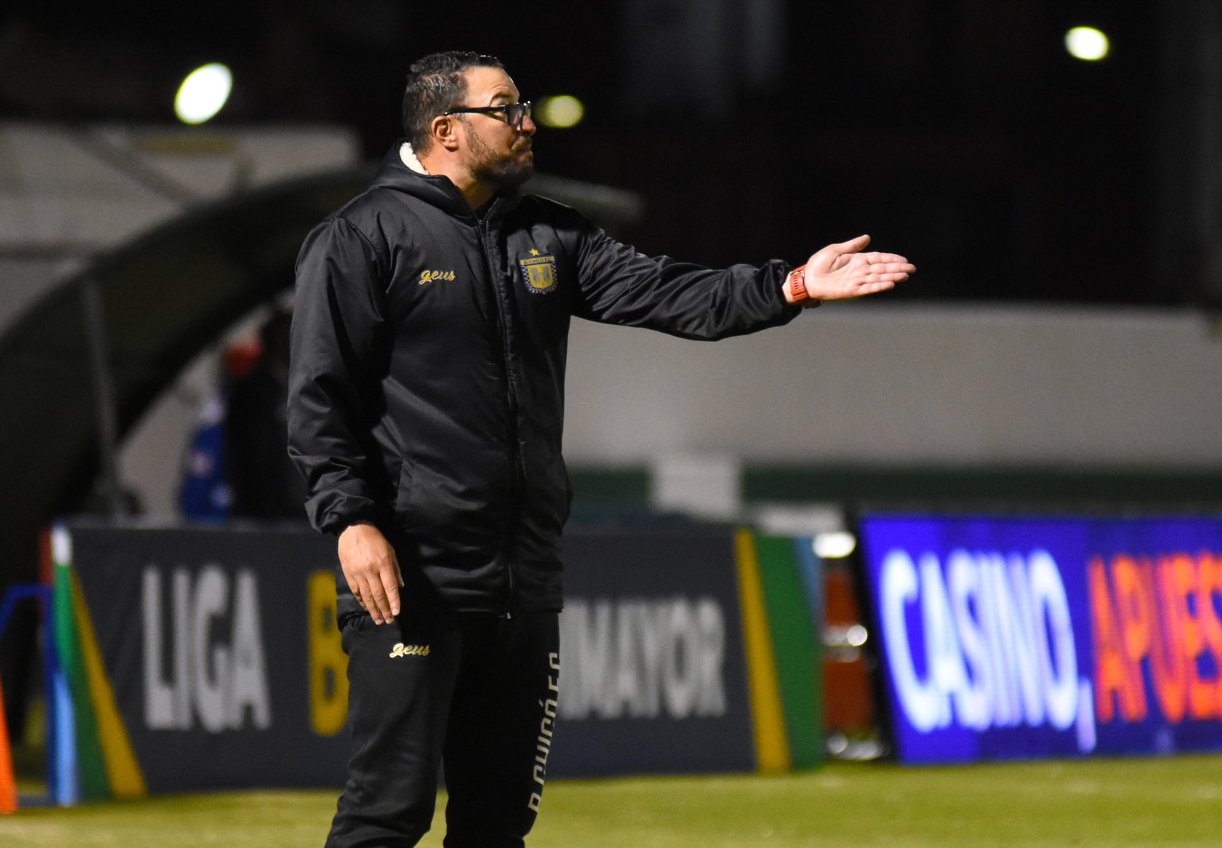 Mario García, técnico del Boyacá Chicó. Photo: VizzorImage / Edward Leguizamon / Cont