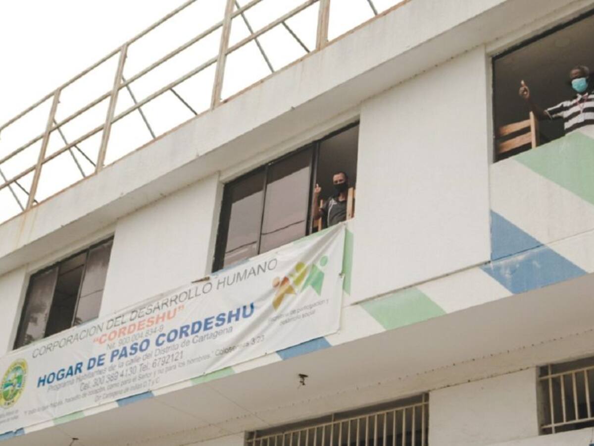 Habilitaron hogar de paso para habitantes de calle en Cartagena