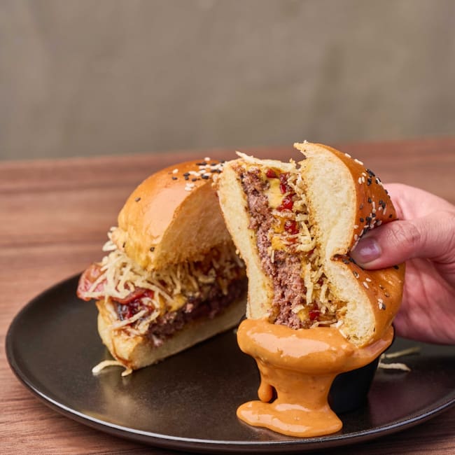 Hamburguesa de Bicono, Bogotá. Cortesía.