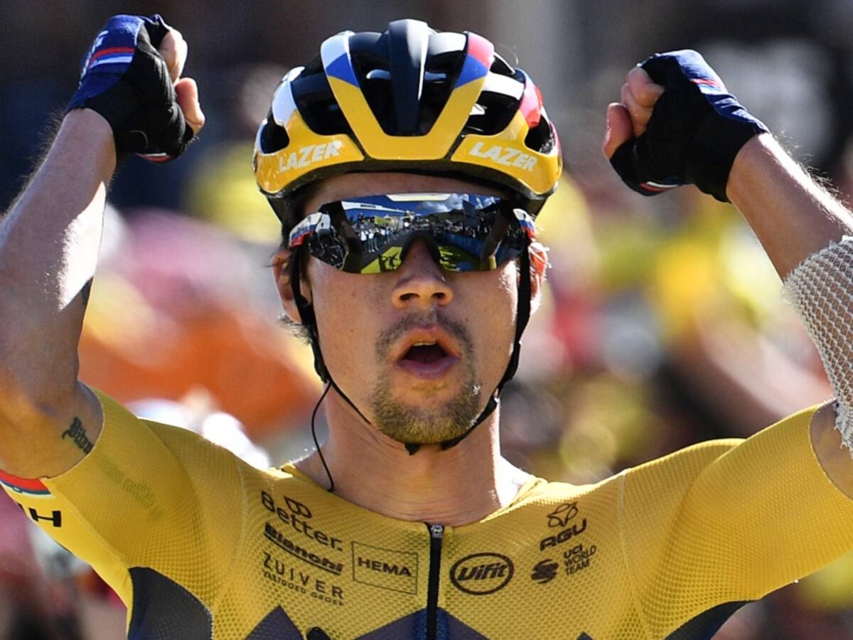 Primoz Roglic, vencedor en la cuarta etapa del Tour de Francia