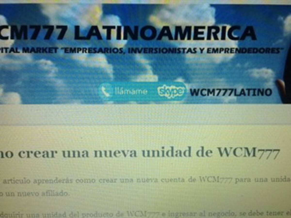 Pirámide WCM777 en la mira de la Policía