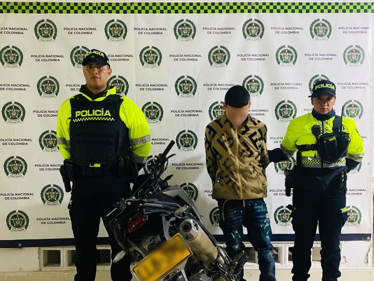 Fue capturado 'Ronaldo' por robo de motocicleta en Pitalito