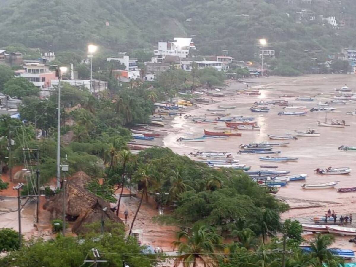 ¡Santa Marta y Taganga están bajo el agua!