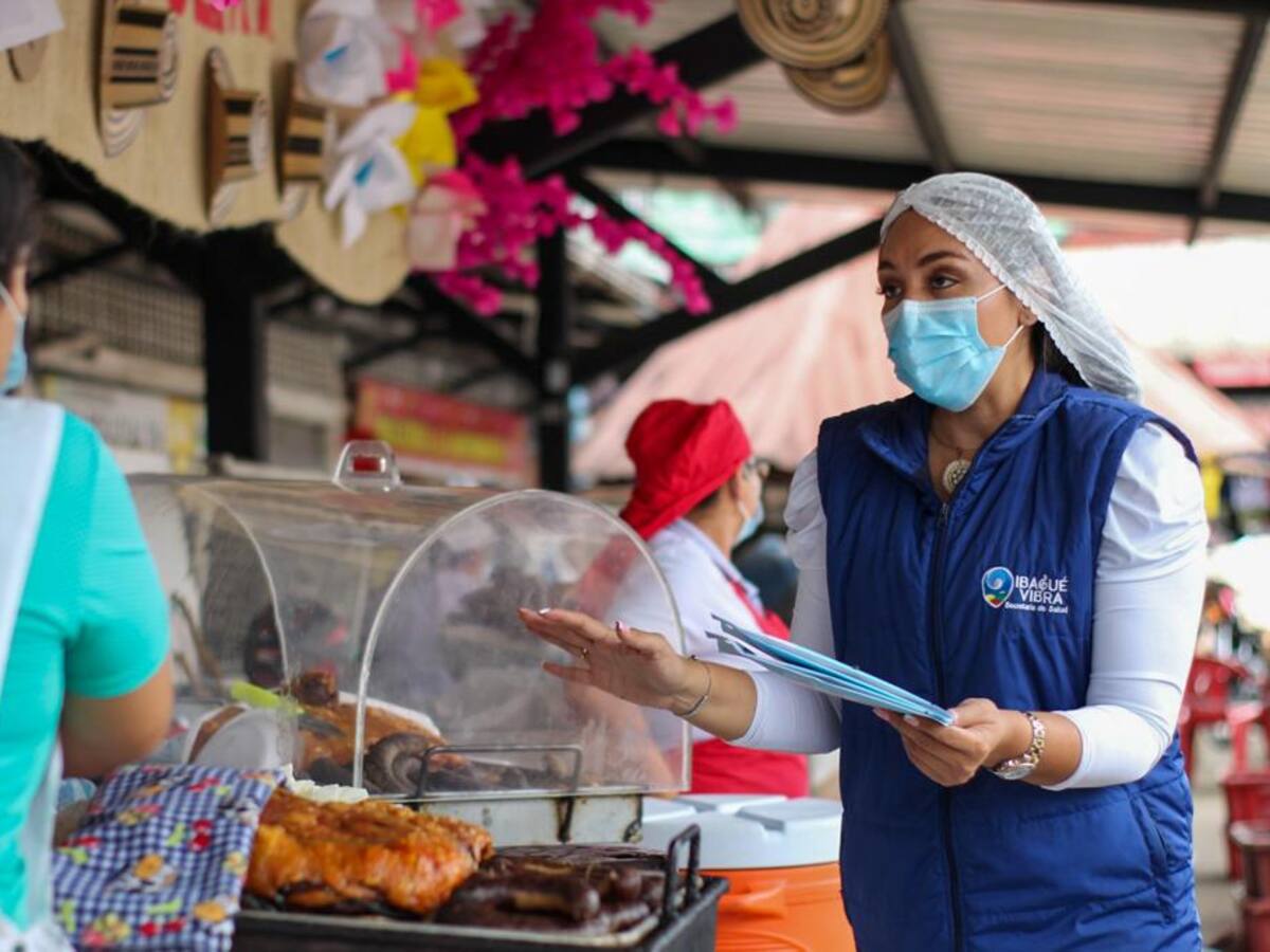 Verifican condiciones de salubridad en plazas de mercado de Ibagué