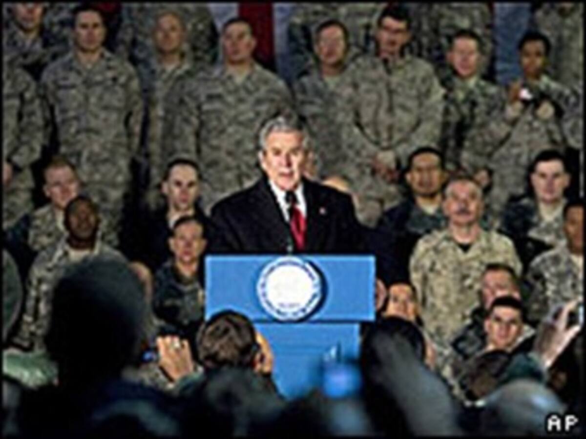 Bush se despide de Afganistán alabando el 'indudable' progreso desde 2001