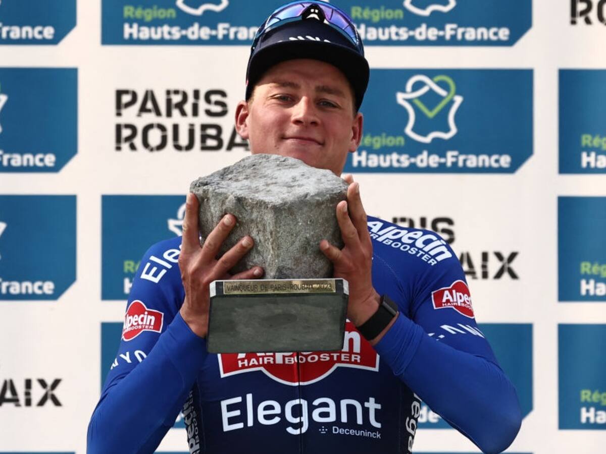 Mathieu van der Poel se exhibe para conquistar el infierno de la París-Roubaix