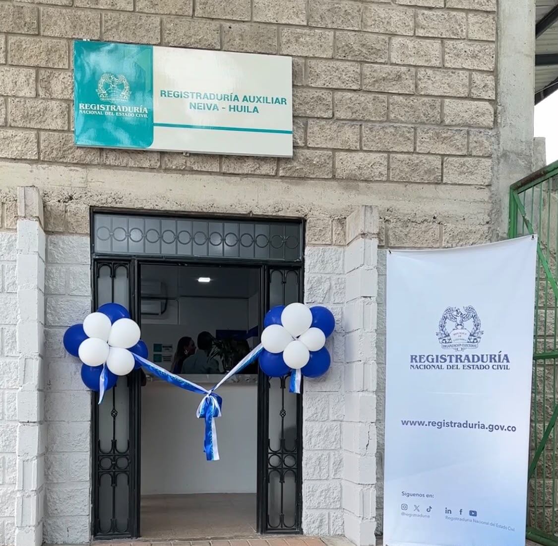 Actualmente se realizan más de 470 trámites semanales. Foto Registraduría Huila.