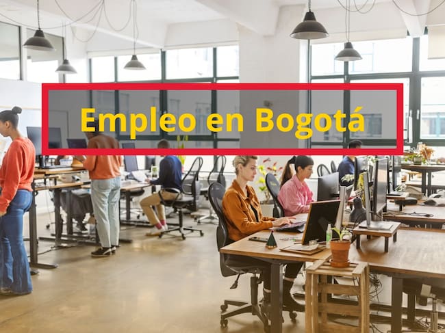 De fondo: Oficina con varios trabajadores (crédito: Getty Images)