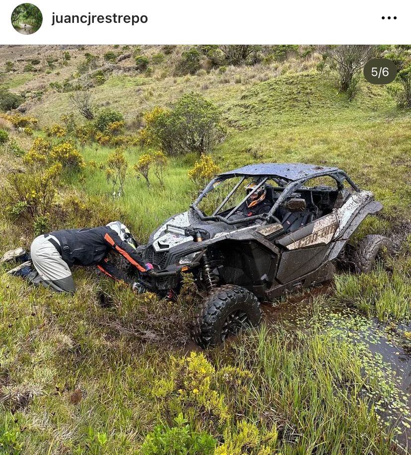 Así publicaron los responsables en sus redes sociales, la invasión al páramo. Foto | @juancjrestrepo