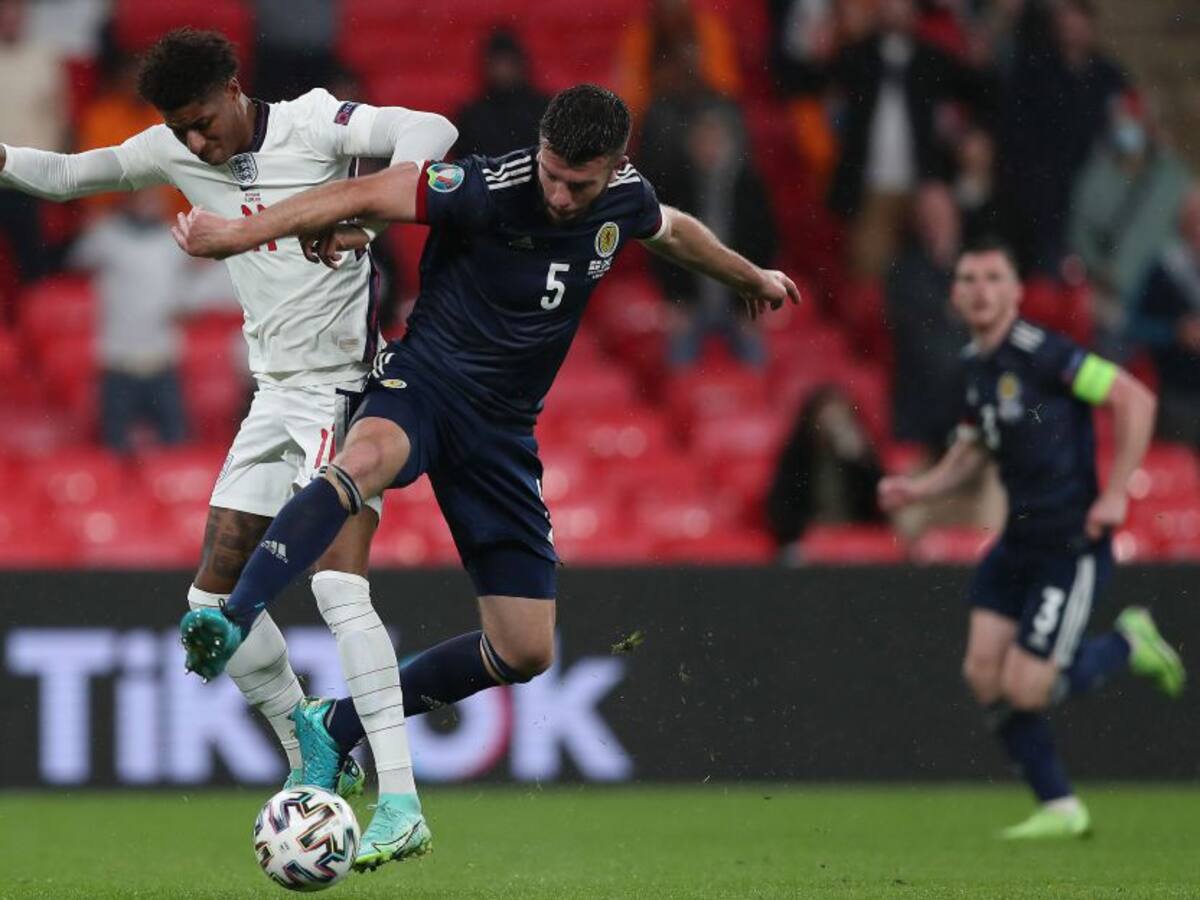 Inglaterra y Escocia no se hicieron daño en un clásico por la Eurocopa