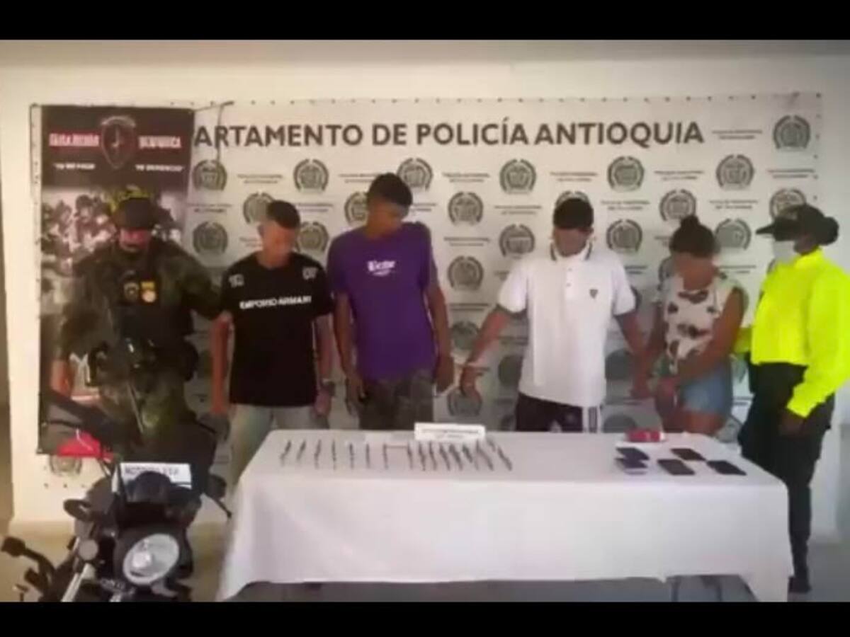Capturan a 20 integrantes del Clan del Golfo, responsables de varios delitos, en Antioquia
