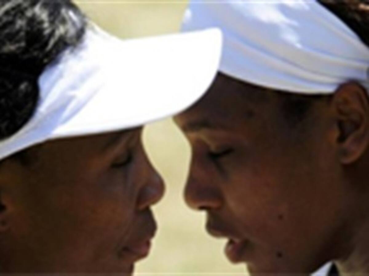 Las hermanas Venus y Serena Williams disputaran el titulo femenino del Abierto de Tenis de Wimbledon
