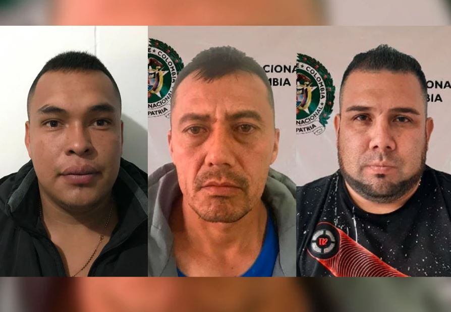 Yonathan Rodríguez Sánchez, Brayan Stiven Rojas Macías y Jorge Gamboa Barrera los tres condenados por el hecho.