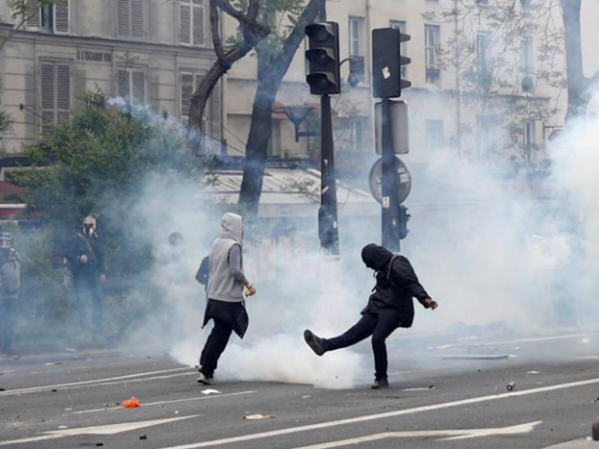 Disturbios en París por exigencias de reformas laborales justas