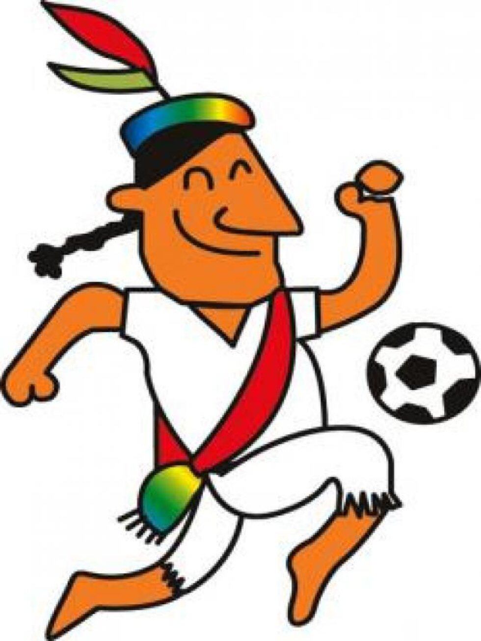 Mascota de la Copa América Perú 2004. Era un dibujo animando representando al Chasqui, mensajero personal del Inca.
