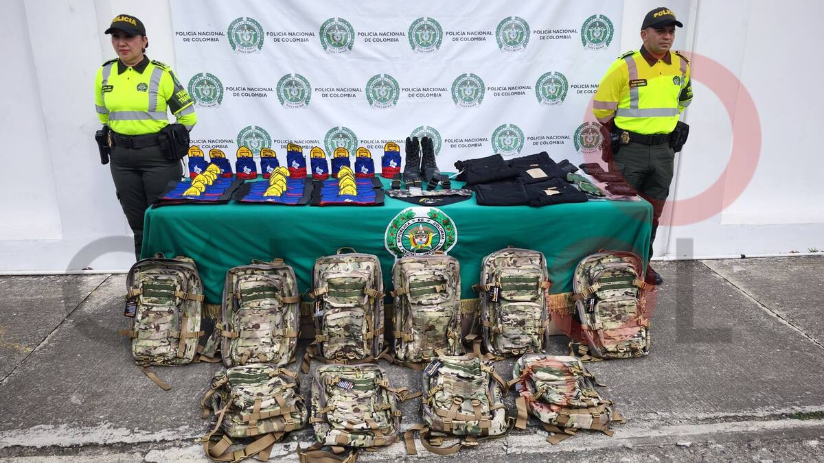 Incautaron material de intendencia para uso de grupos armados en vías entre Cúcuta y el Catatumbo