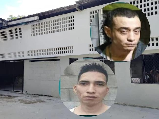 Jairo Andrés Gómez Perdomo y Duban Esneyder Llanos Motta fueron recapturados por la Policía Metropolitana de Neiva tras la fuga de siete detenidos del Centro de Detención Transitoria.