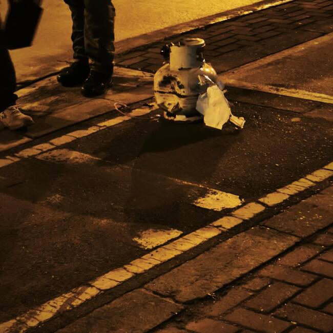 Inpec y Policía descartan explosivos en cilindro abandonado cerca a cárcel Villahermosa en Cali